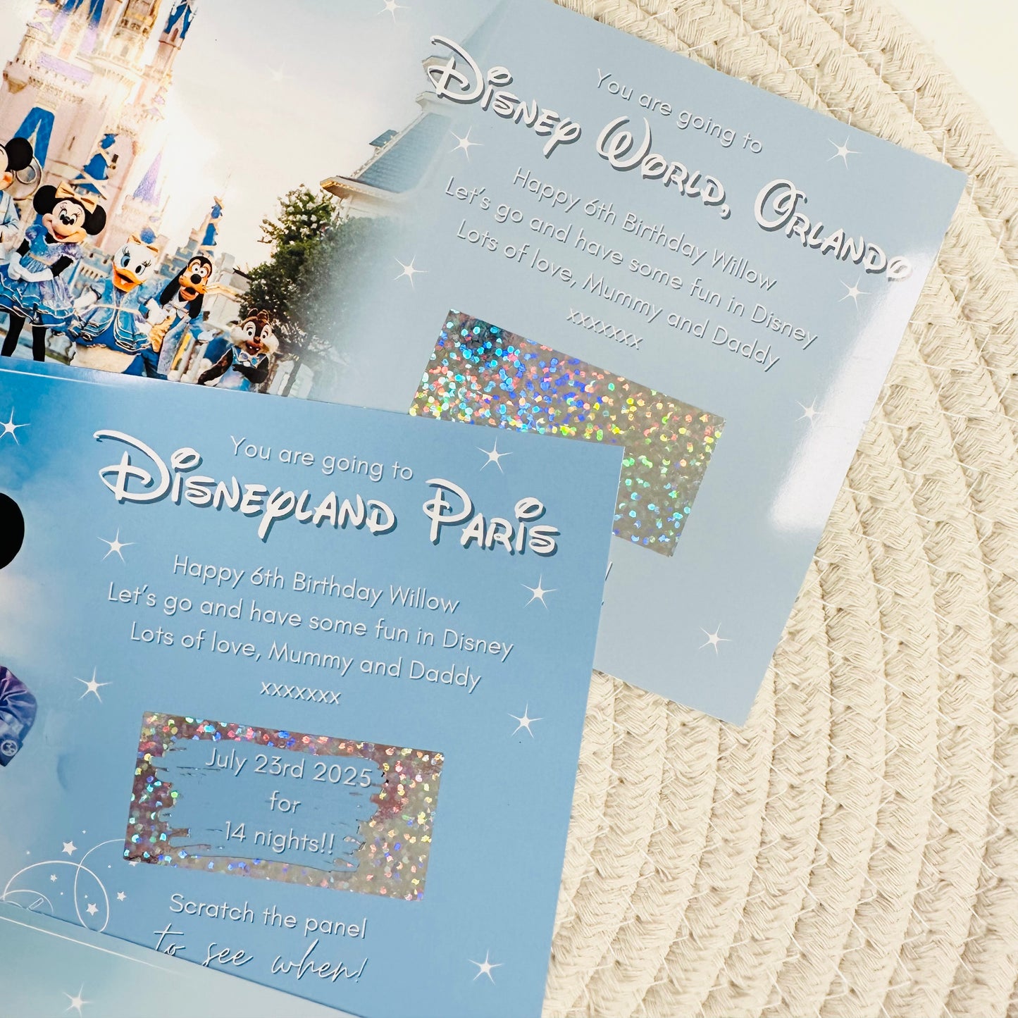 Disneyland Scratch Reveal Voucher