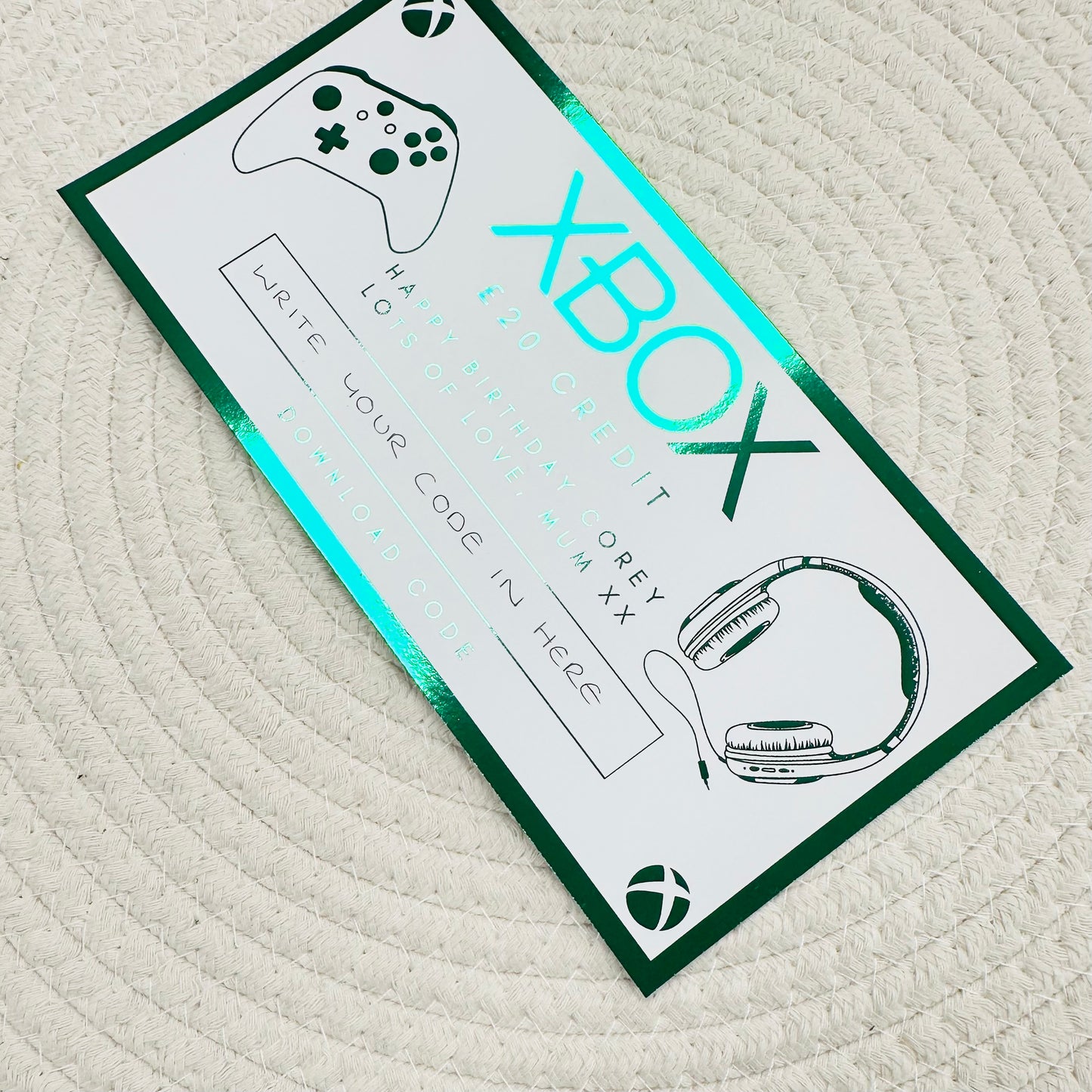 XBOX Voucher (DIY)