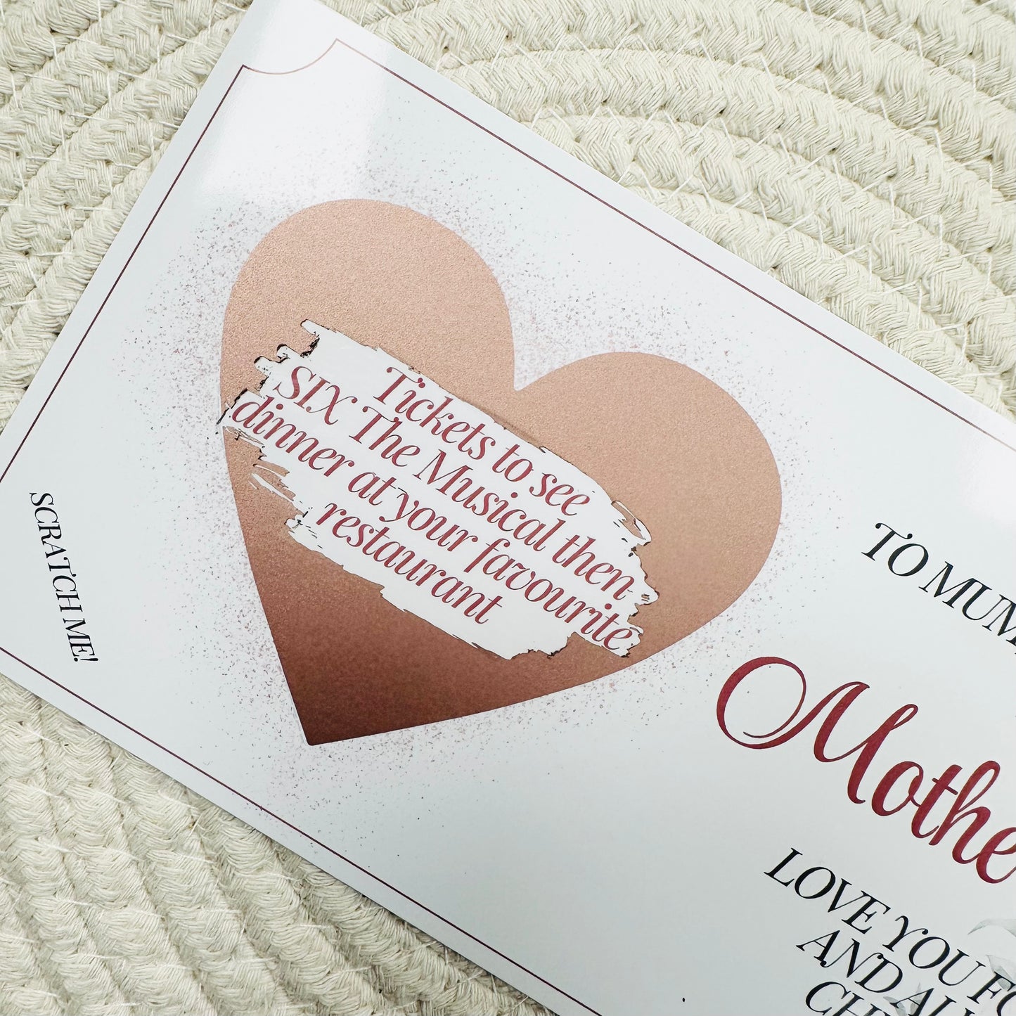 Mother's Day Scratch Reveal Voucher - Flowers