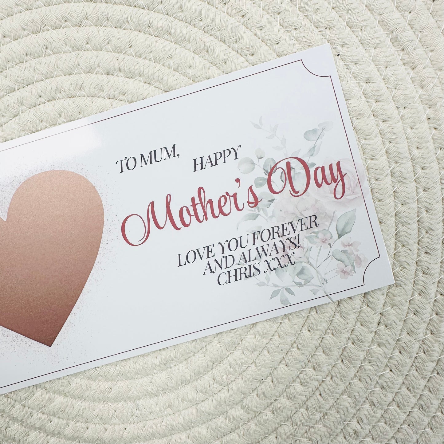 Mother's Day Scratch Reveal Voucher - Flowers