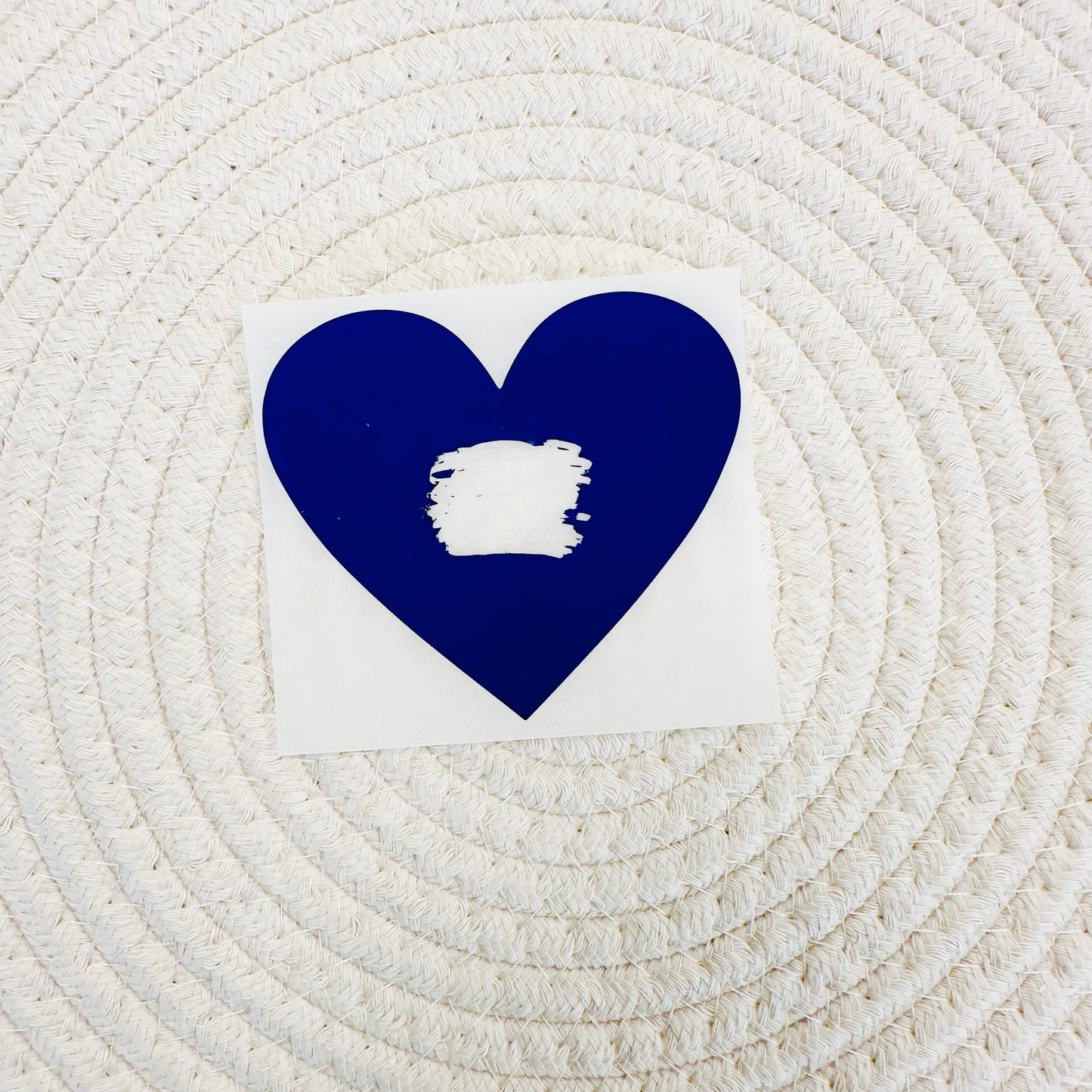 Heart 7x8cm Scratch-Off Sticker (Dark Purple) - Pack of 50