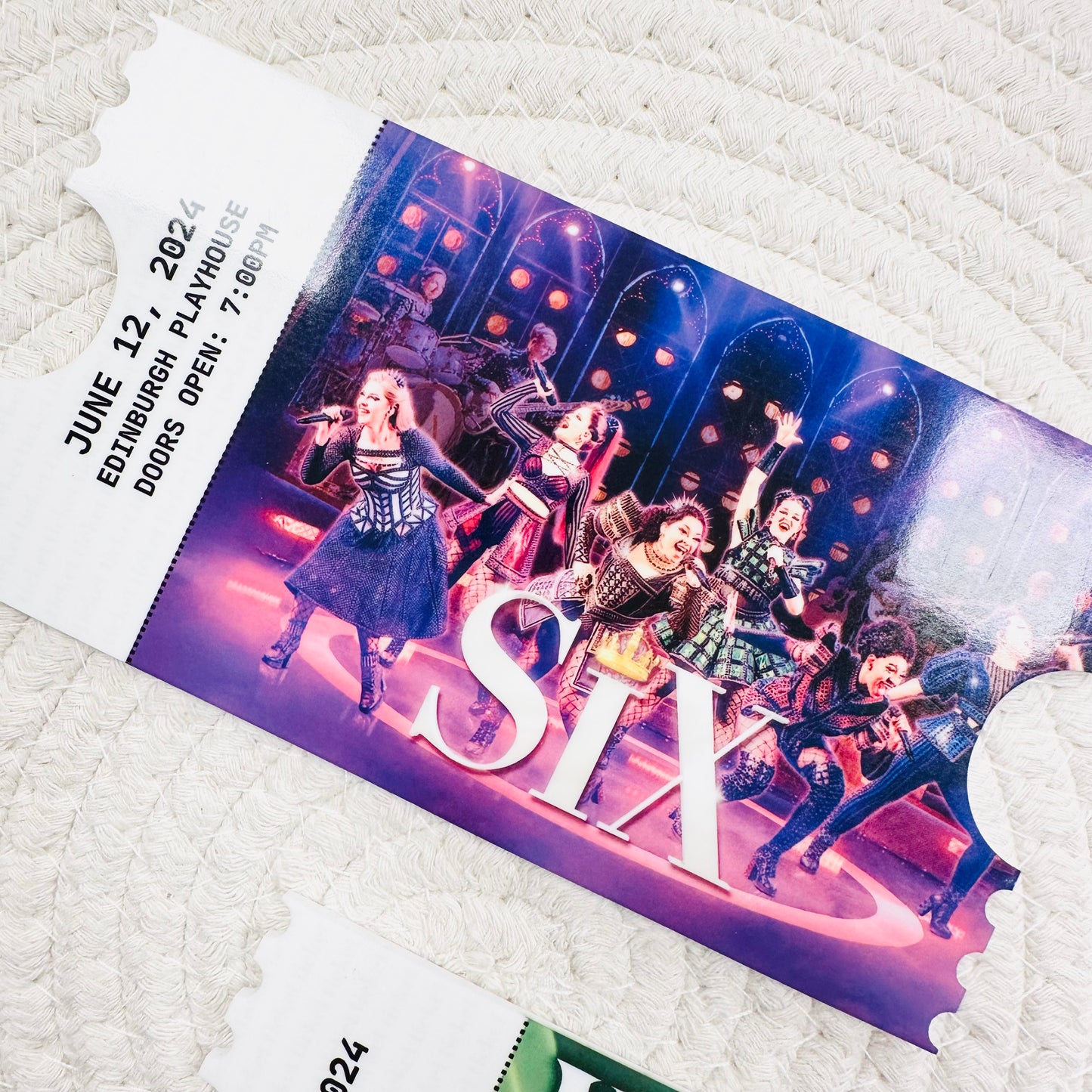 Acrylic Event Photo Gift Ticket