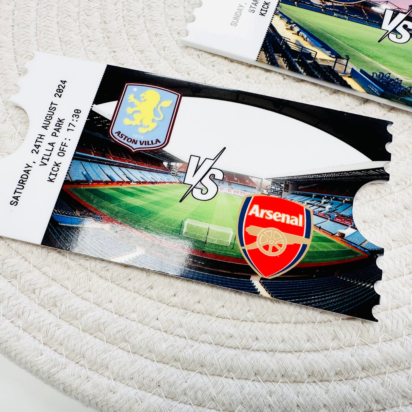 Acrylic Sports Photo Gift Ticket