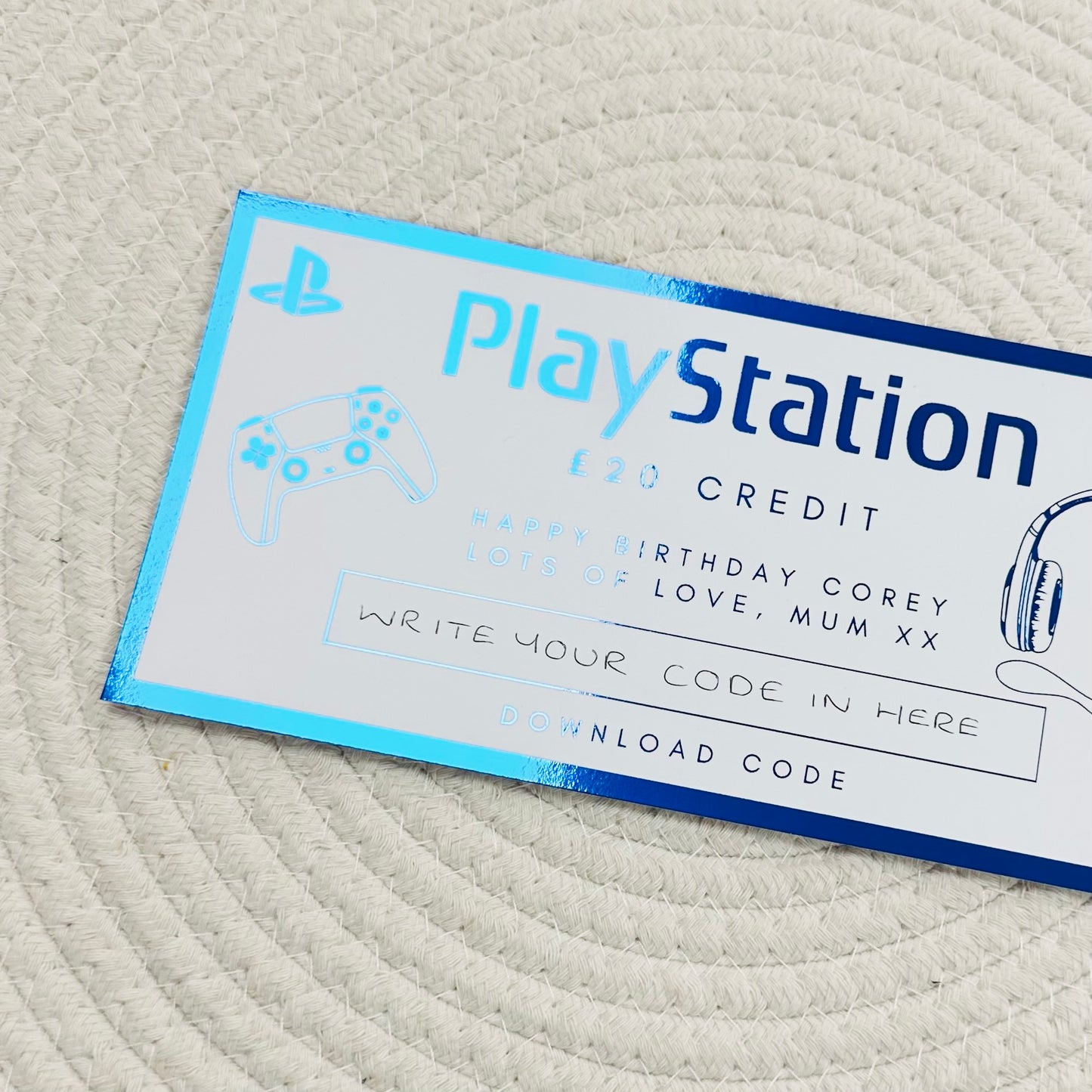 PlayStation Voucher (DIY)