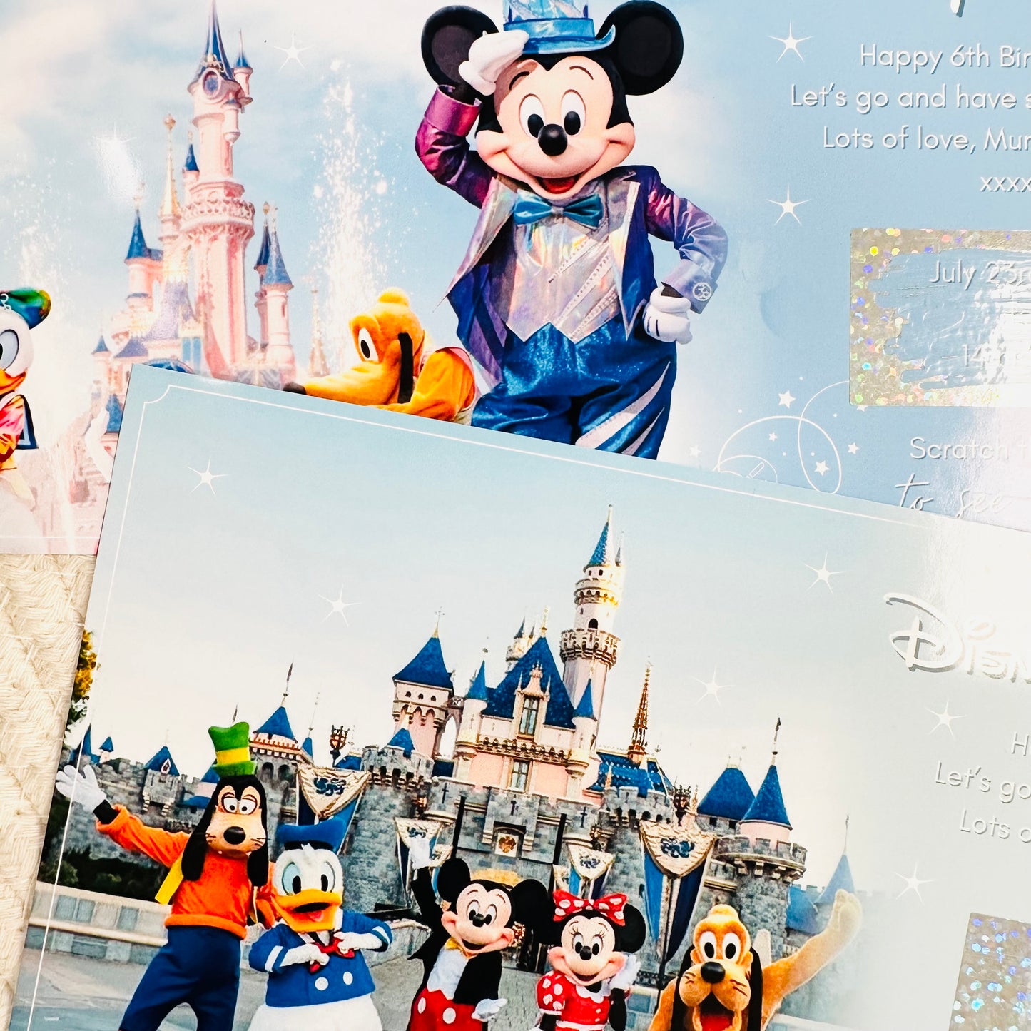 Disneyland Scratch Reveal Voucher