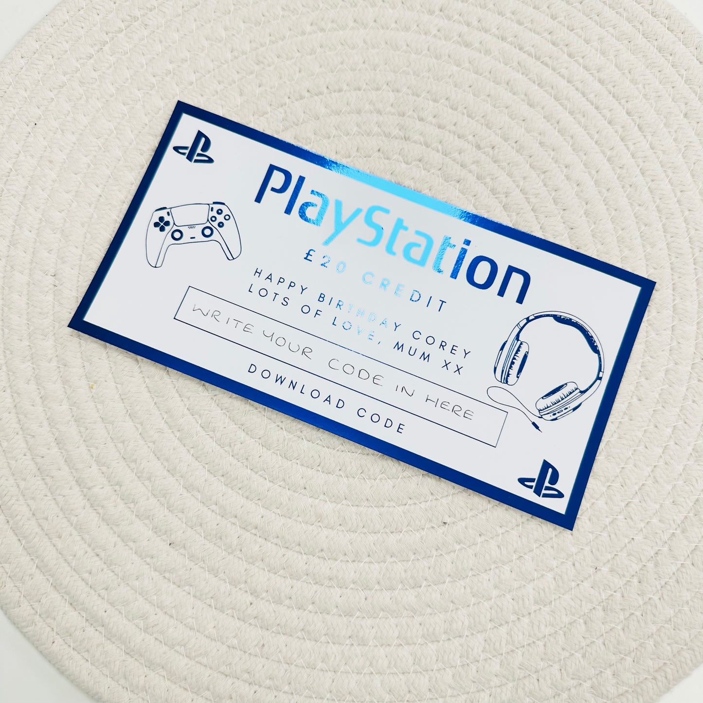 PlayStation Voucher (DIY)