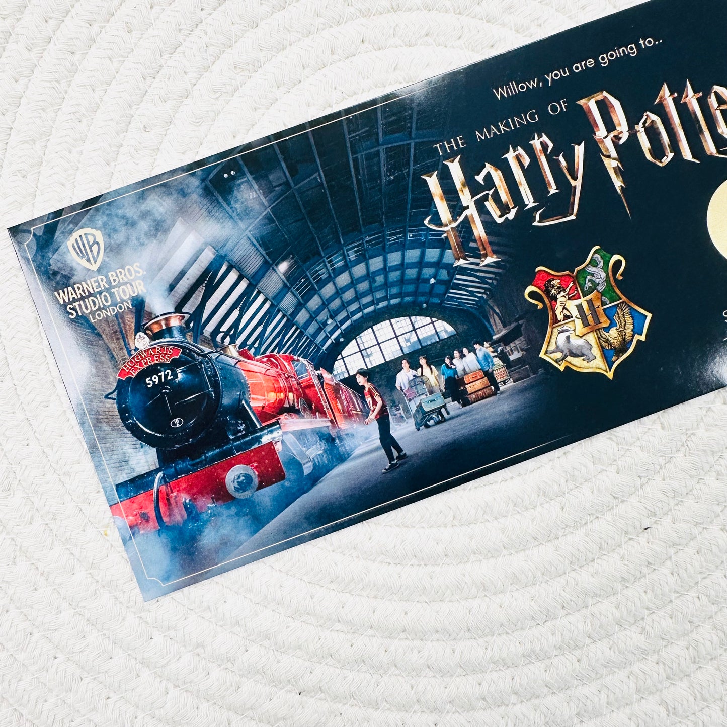 The Making of Harry Potter Scratch Reveal Voucher