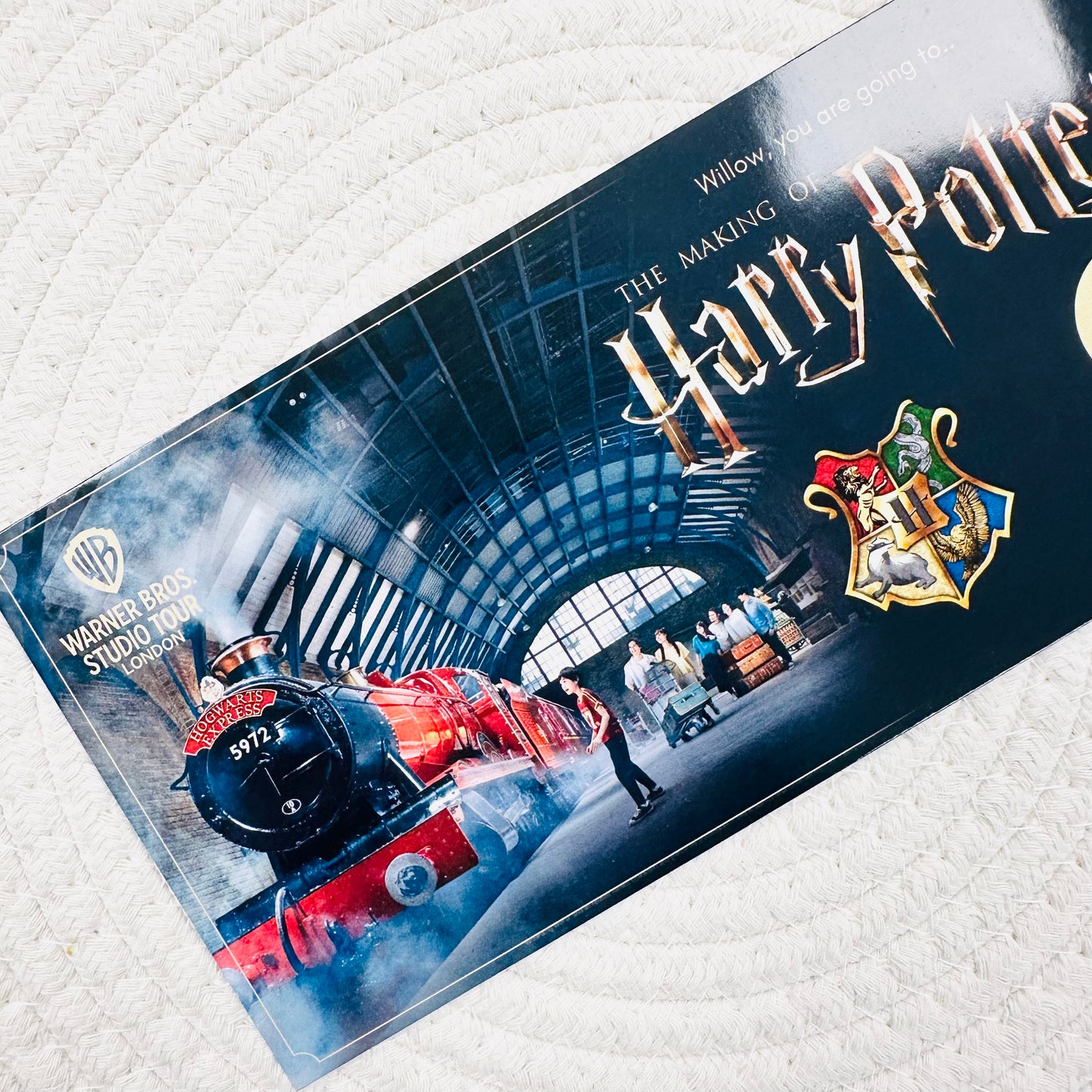 The Making of Harry Potter Scratch Reveal Voucher