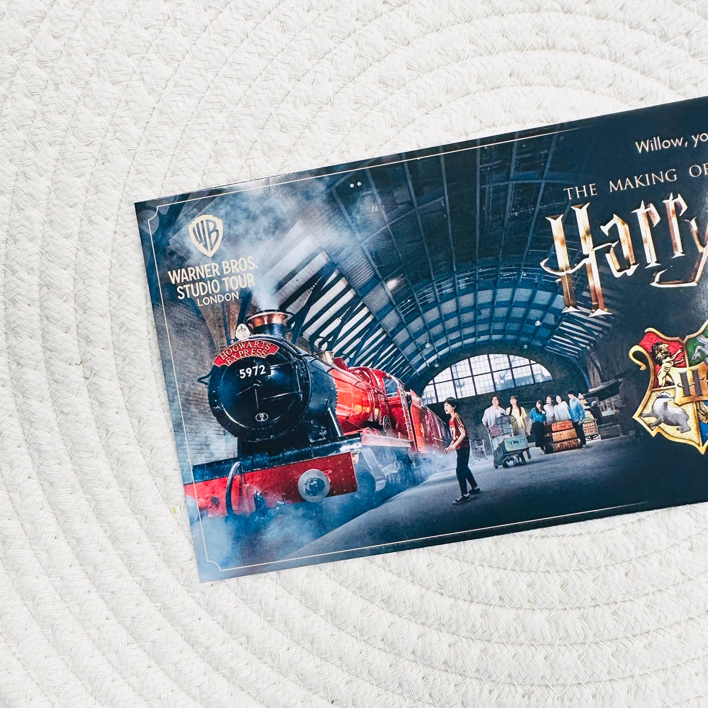 The Making of Harry Potter Scratch Reveal Voucher