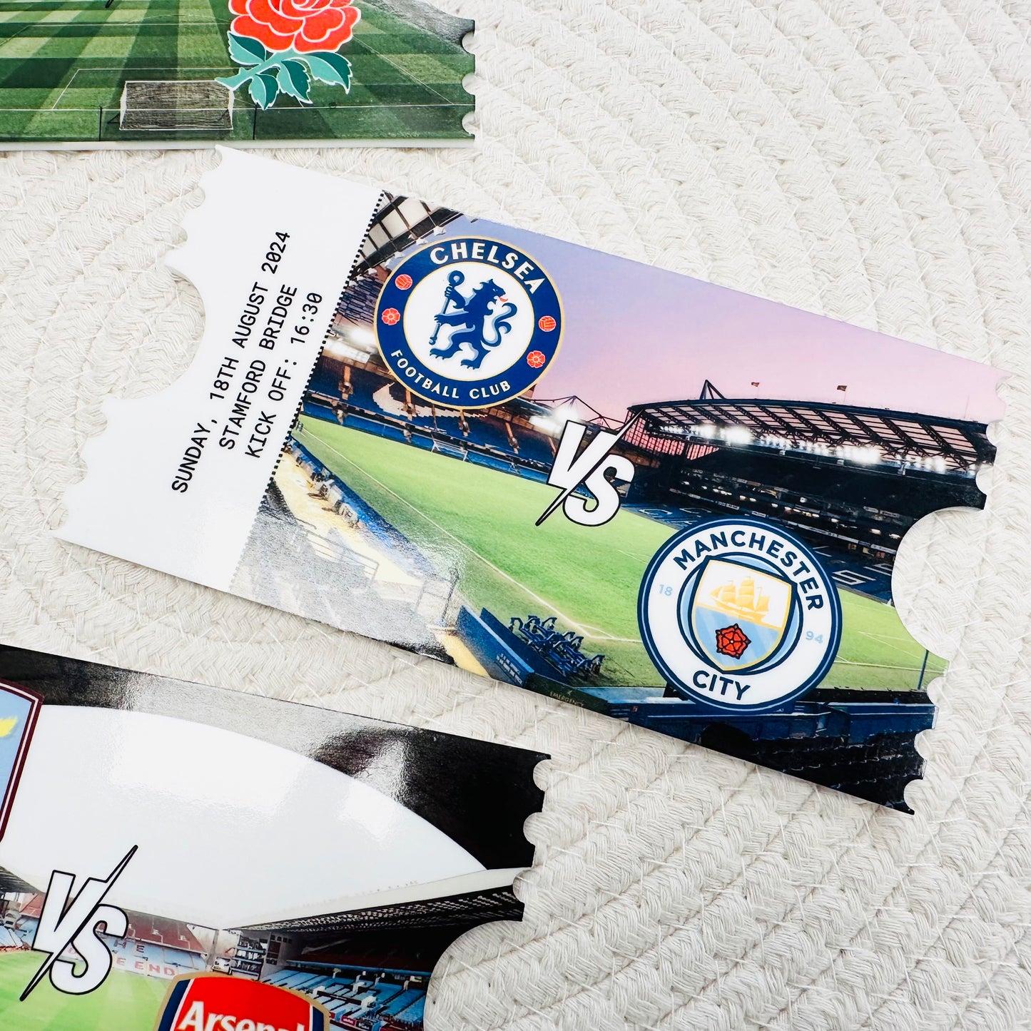 Acrylic Sports Photo Gift Ticket