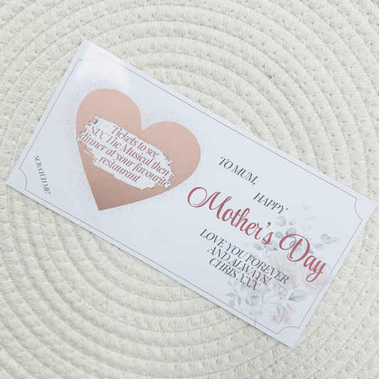 Mother's Day Scratch Reveal Voucher - Flowers