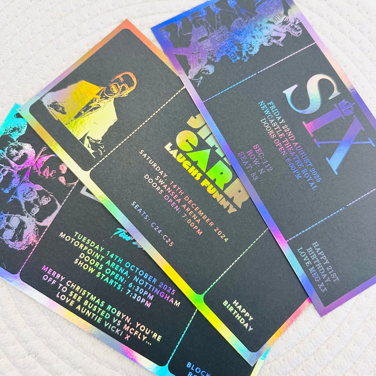 Event Gifting/Memento Foiled Ticket (Black)